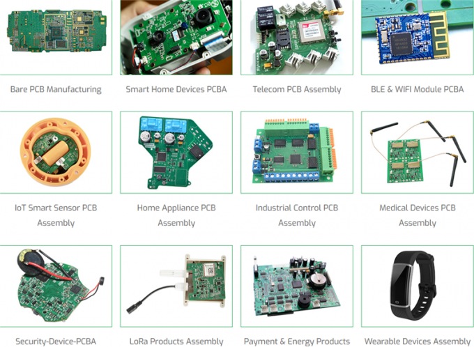 전자 제품을 위한 급회전 PCB 회로판과 PCBA 국회